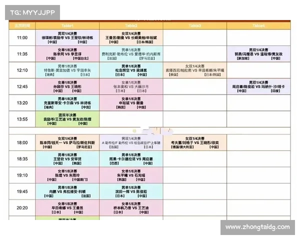 中国队2025年各项比赛日程全面规划与赛程安排解析